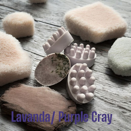 Lavanda/purple cray jabon