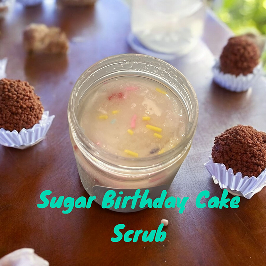 Sugar Birthday Cake Scrub