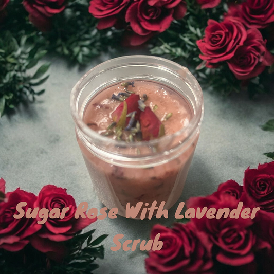 Sugar Rose Wiht Lavender scrub